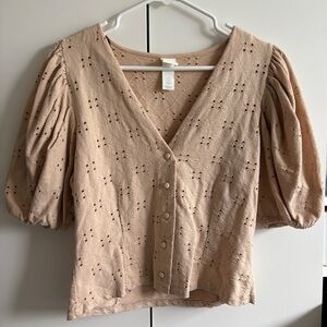 H&M Puff Sleeve Blouse